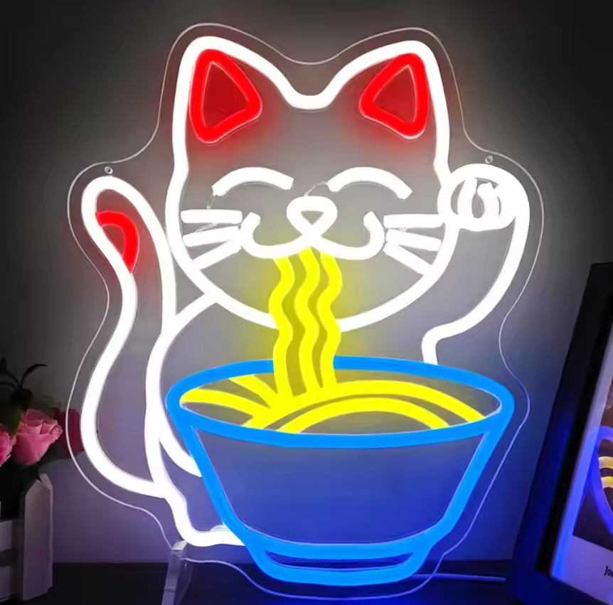 Benutzerdefinierte Nudeln Neon Zeichen Essen LED Zeichen Licht