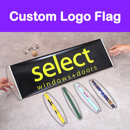 Custom Logo Flag Banner Waterproof