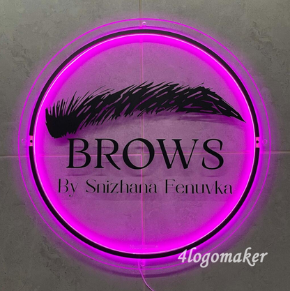 Custom Backlit Acrylic Sign,Backlit Logo Sign,Custom Wall Logo, Business Backlit Sign,Custom Logo Sign,Custom Salon Studio Sign