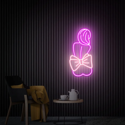 Custom Girl Lady Women Female Kids LED Neon Sign For Bedroom,Home Decor