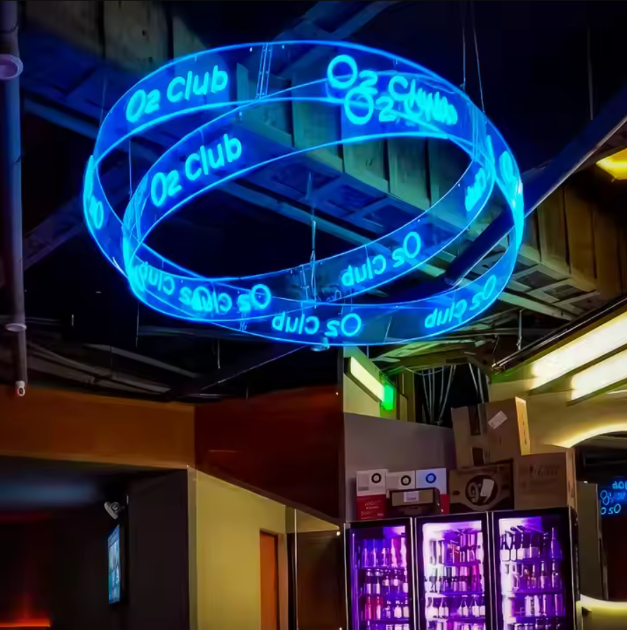 Custom LED Circle Neon Sign Light Indoor