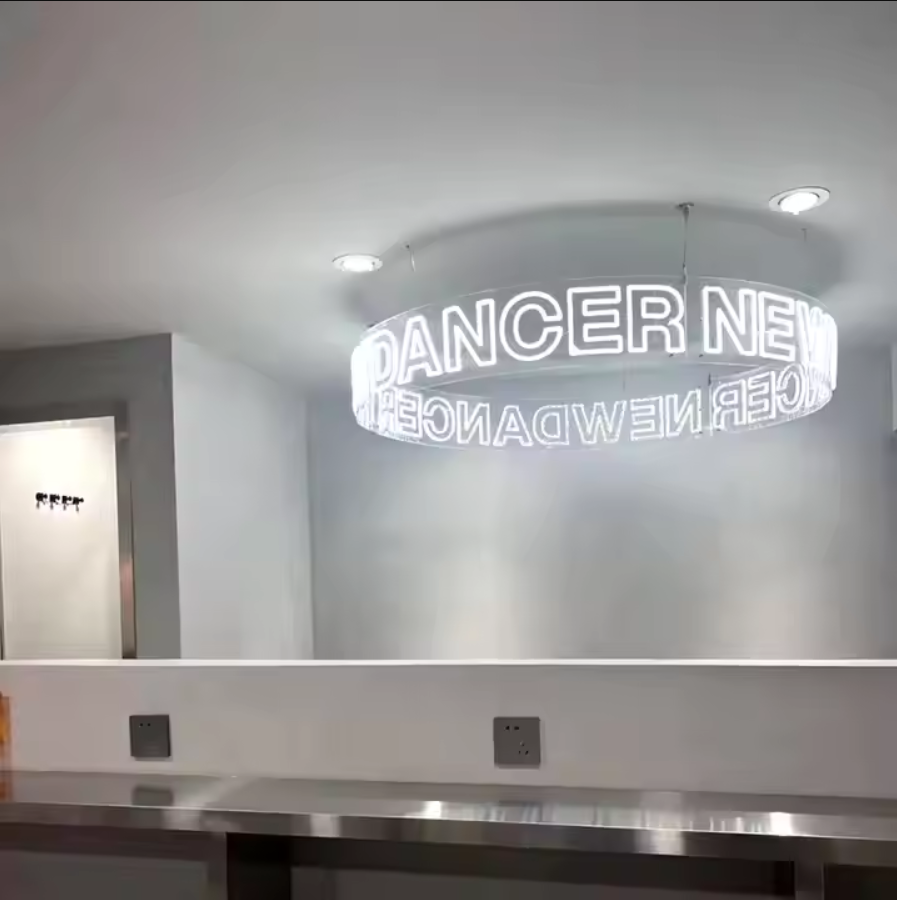 Custom LED Circle Neon Sign Light Indoor