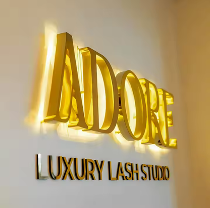 Custom 3D Logo Sign - Backlit Light