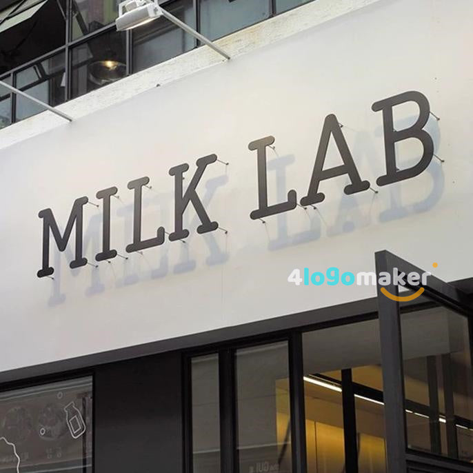 Custom Stainless Steel Sign Light 3D Metal Business Sign