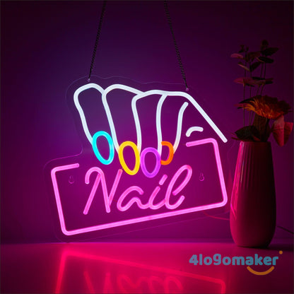 Nail, Lash & Brow Custom Neon Signs