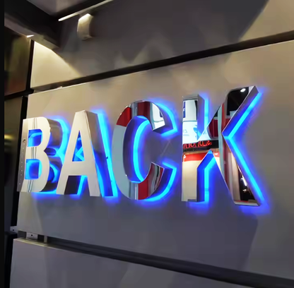 Custom 3D Logo Sign - Backlit Light