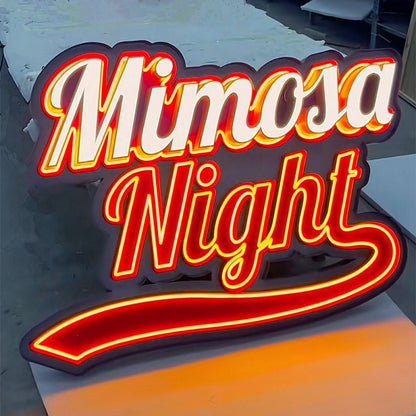 Custom Vintage Neon Sign Box Business