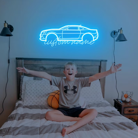 Custom Boys Kids Neon Sign Man LED Sign Light For Bedroom Home Decor