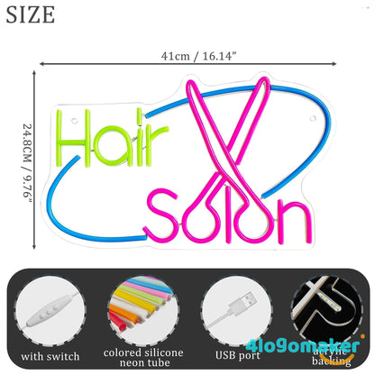 Hair Salon Neon Signs