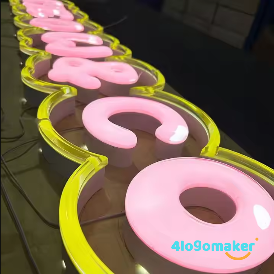 Custom Jelly Colorful Gradient Neon Light