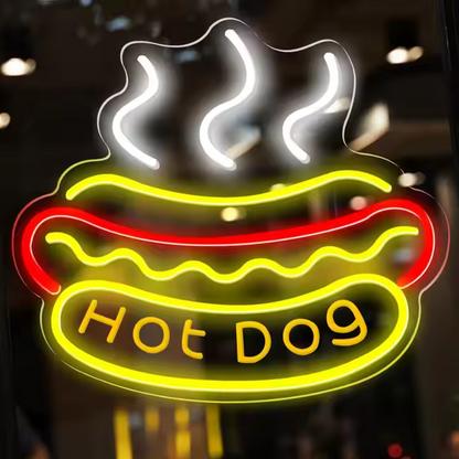 Pizza Food LED Neon Sign Burger Neon Light