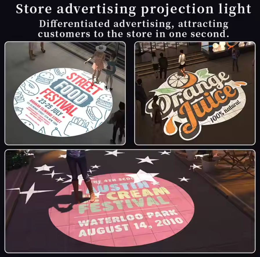 Custom Business LED Spotlight Bulbs Outdoor Company Logo