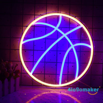 Custom Ball Neon Basketball Soccer Rugby Football