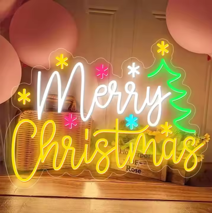 Custom Christmas Neon Sign Light