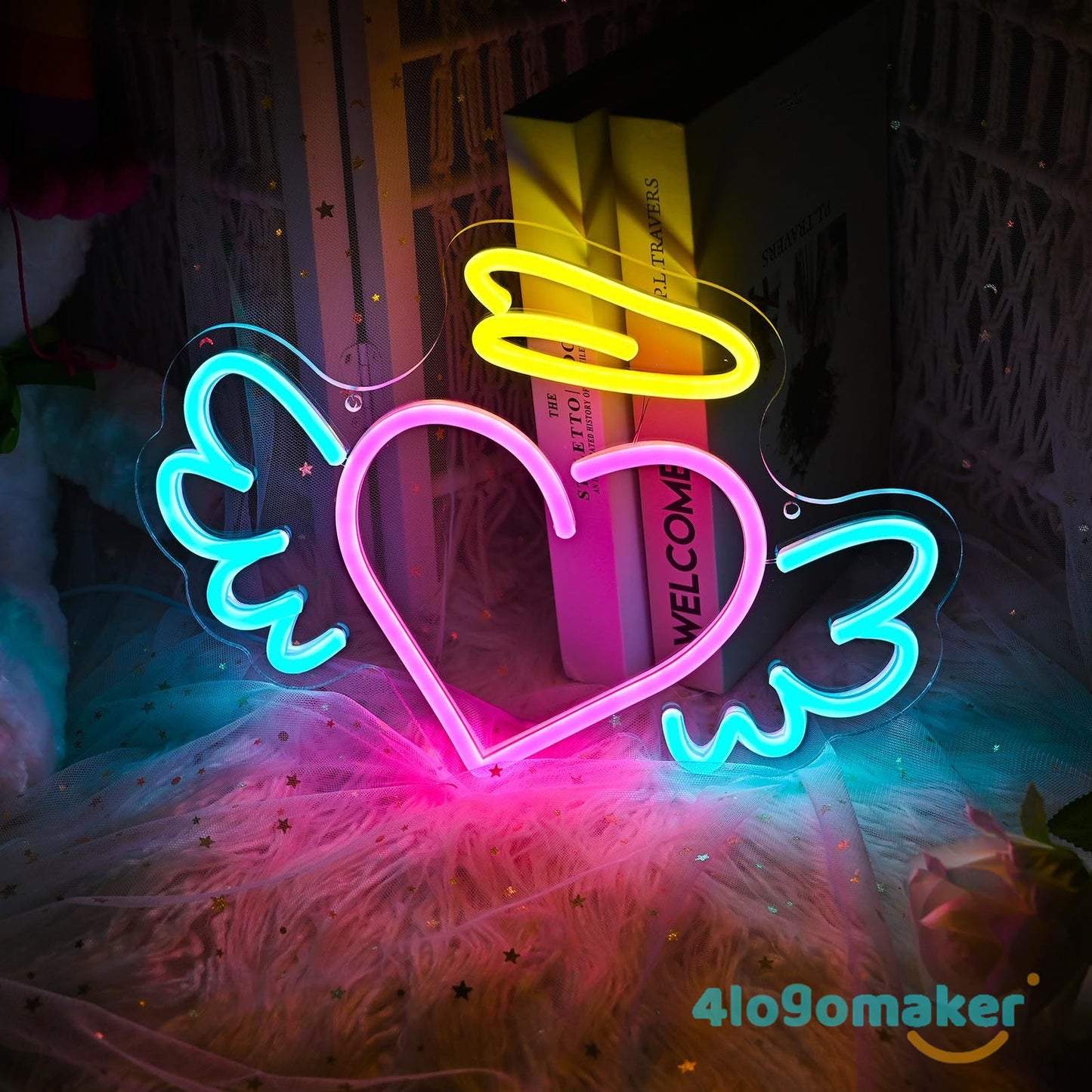 Custom Heart LED Neon Sign Light