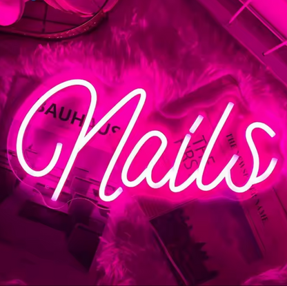 Nail, Lash & Brow Custom Neon Signs