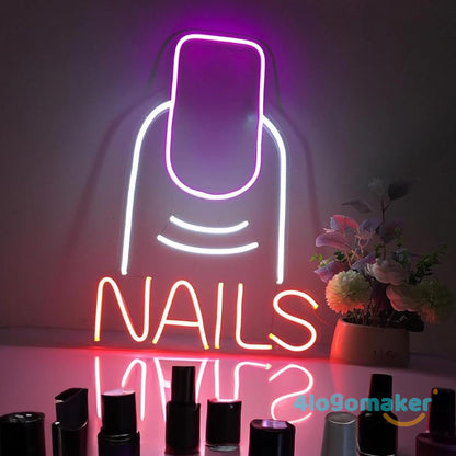 Nail, Lash & Brow Custom Neon Signs