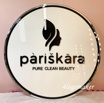 Custom Backlit Acrylic Sign | LED Backlit Plexiglass and Perspex Signage | Acrylic Backlit Letters & Logos