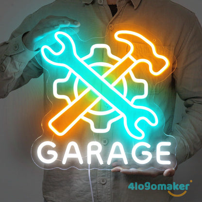 Custom Garage Man Cave Neon Sign