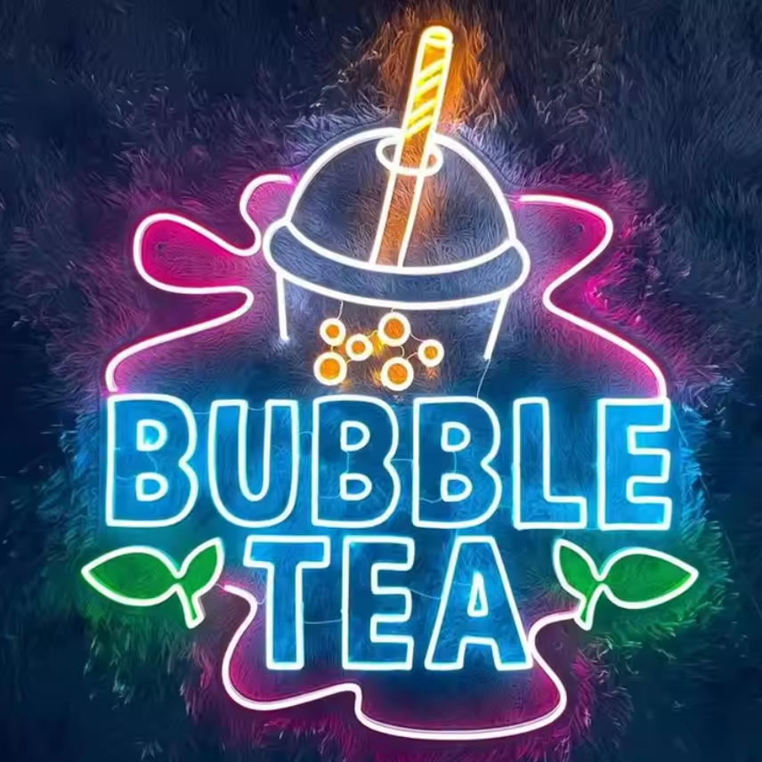 Custom Bubble Milkshakes LED Neon Sign