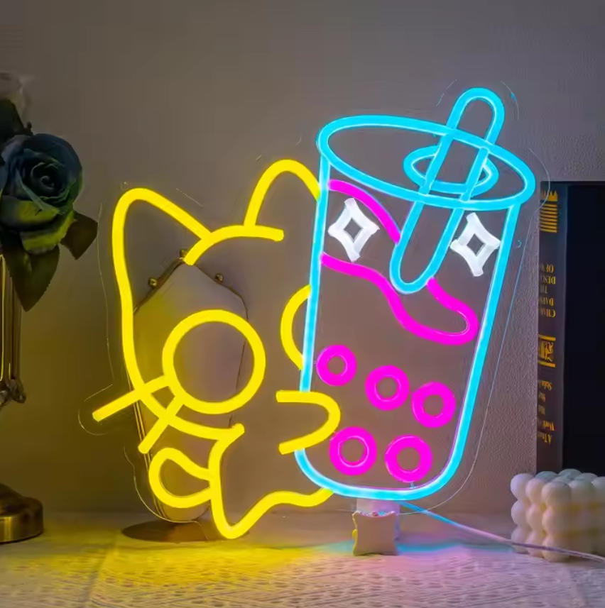 Custom Coffee Neon Cafe Shop LED Neon Sign Light