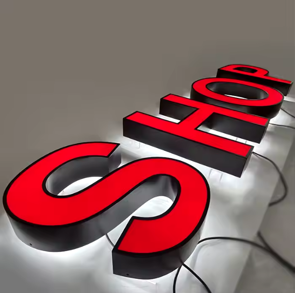 Custom 3D Logo Sign - Front Light