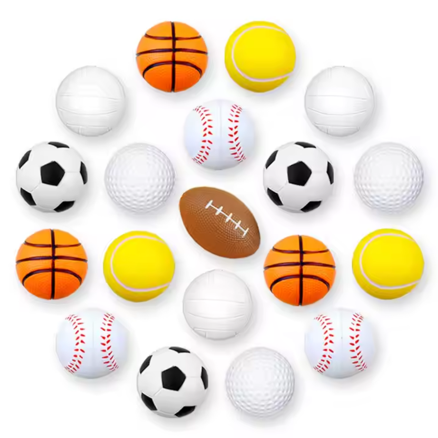 Custom Sport Ball Football Basketball Stress Toys