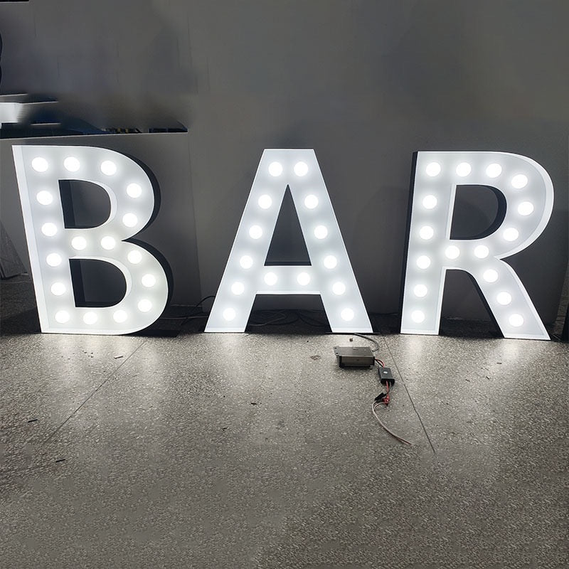 Custom Bulb Marquee LED Light Business Party Birthday