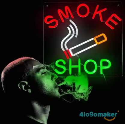 Custom Smoke Cigarette Neon Sign