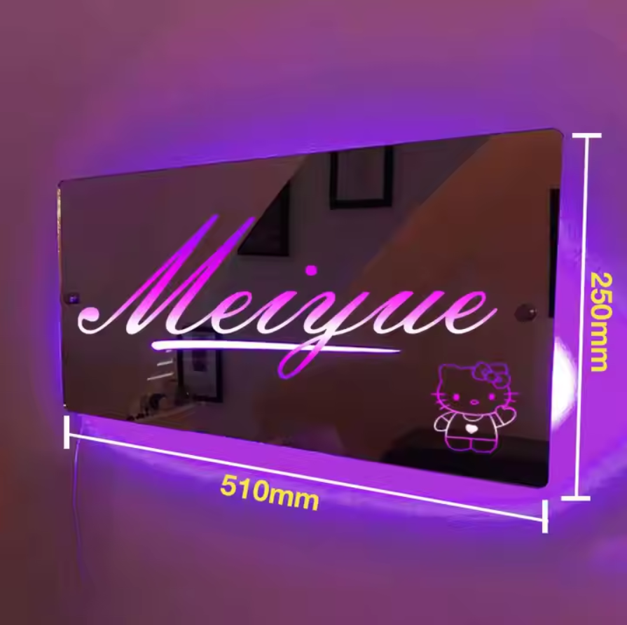 Custom 3D Metal Box Sign Light Outdoor Business Office Backlit Signs