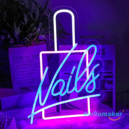Nail, Lash & Brow Custom Neon Signs