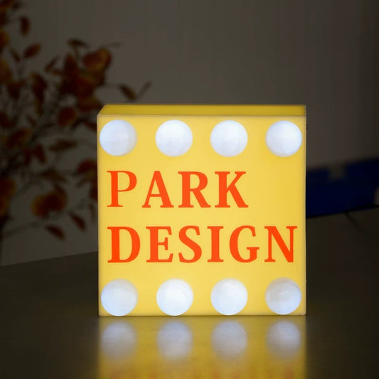Custom Vintage Bulb Lamp Light Box