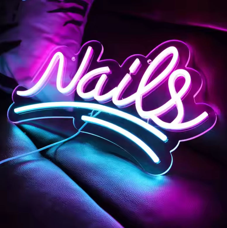 Nail, Lash & Brow Custom Neon Signs