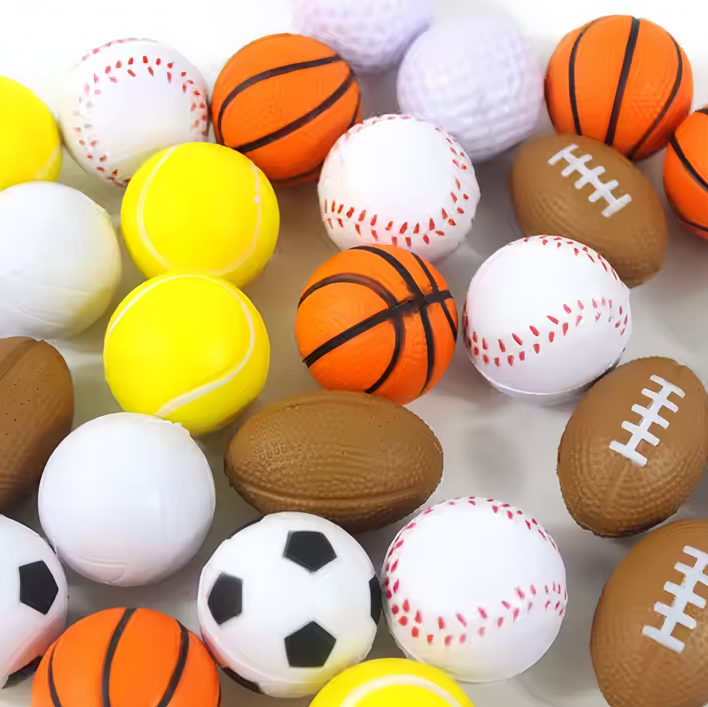 Custom Sport Ball Football Basketball Stress Toys