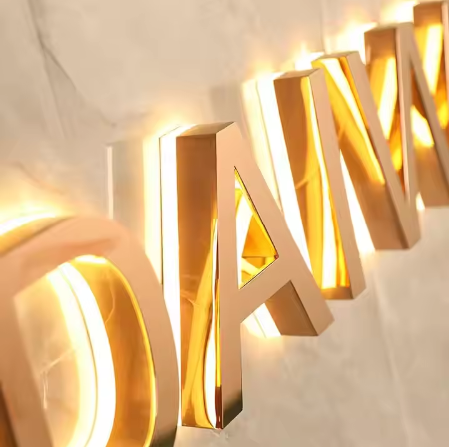 Custom 3D Logo Sign - Backlit Light