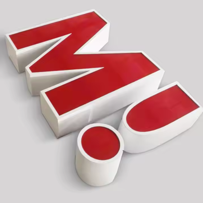 Custom 3D Logo Sign - Front Light