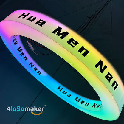 Custom LED Circle Neon Sign Light Indoor
