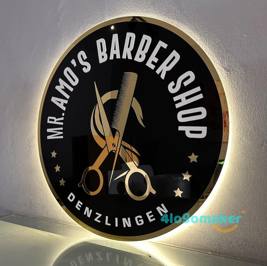 Custom business logo sign | Custom Salon logo sign | Beauty Salon Sign | 3D Business Sign | Personalized Sign | Wall Hanging Business Office